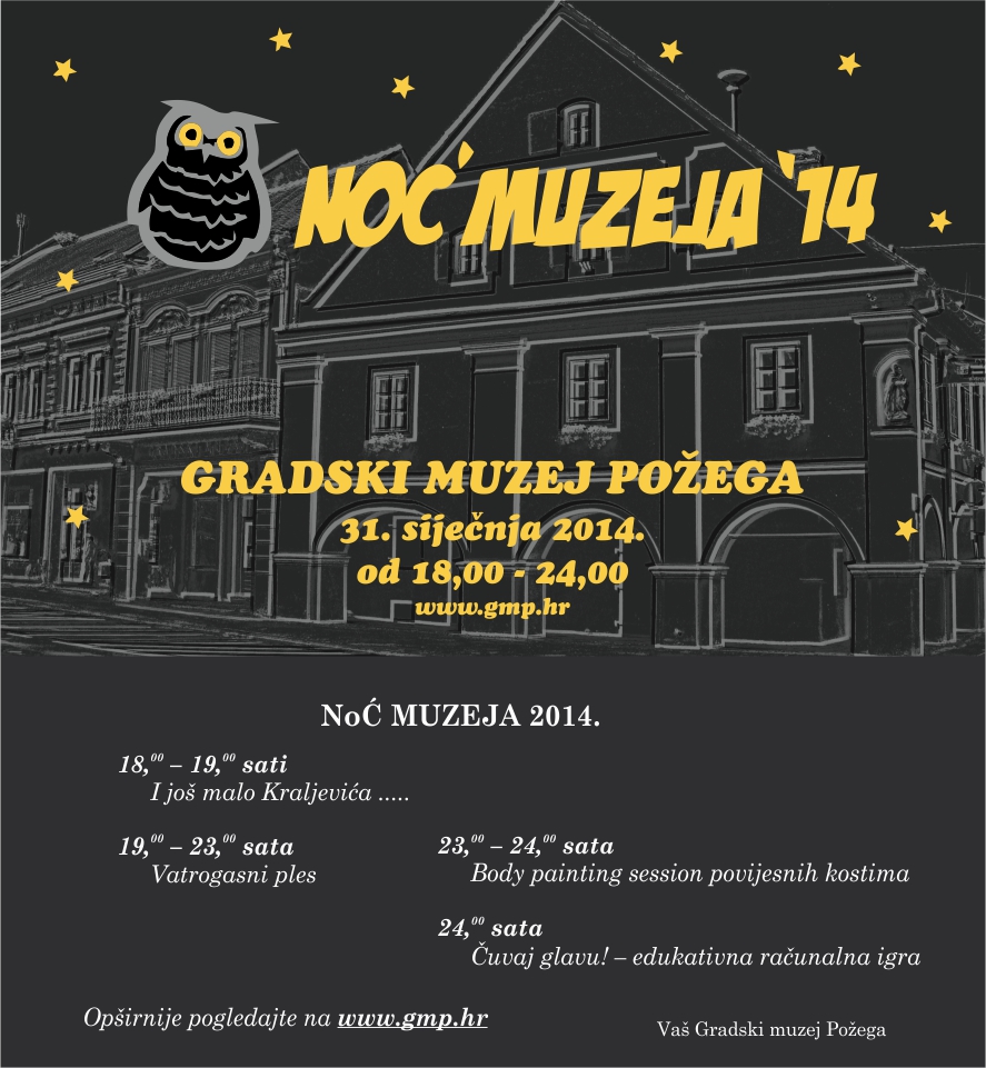 Noć muzeja 2014 - pozivnica