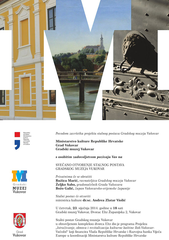 Pozivnica-otvorenje Gradskog muzeja Vukovar