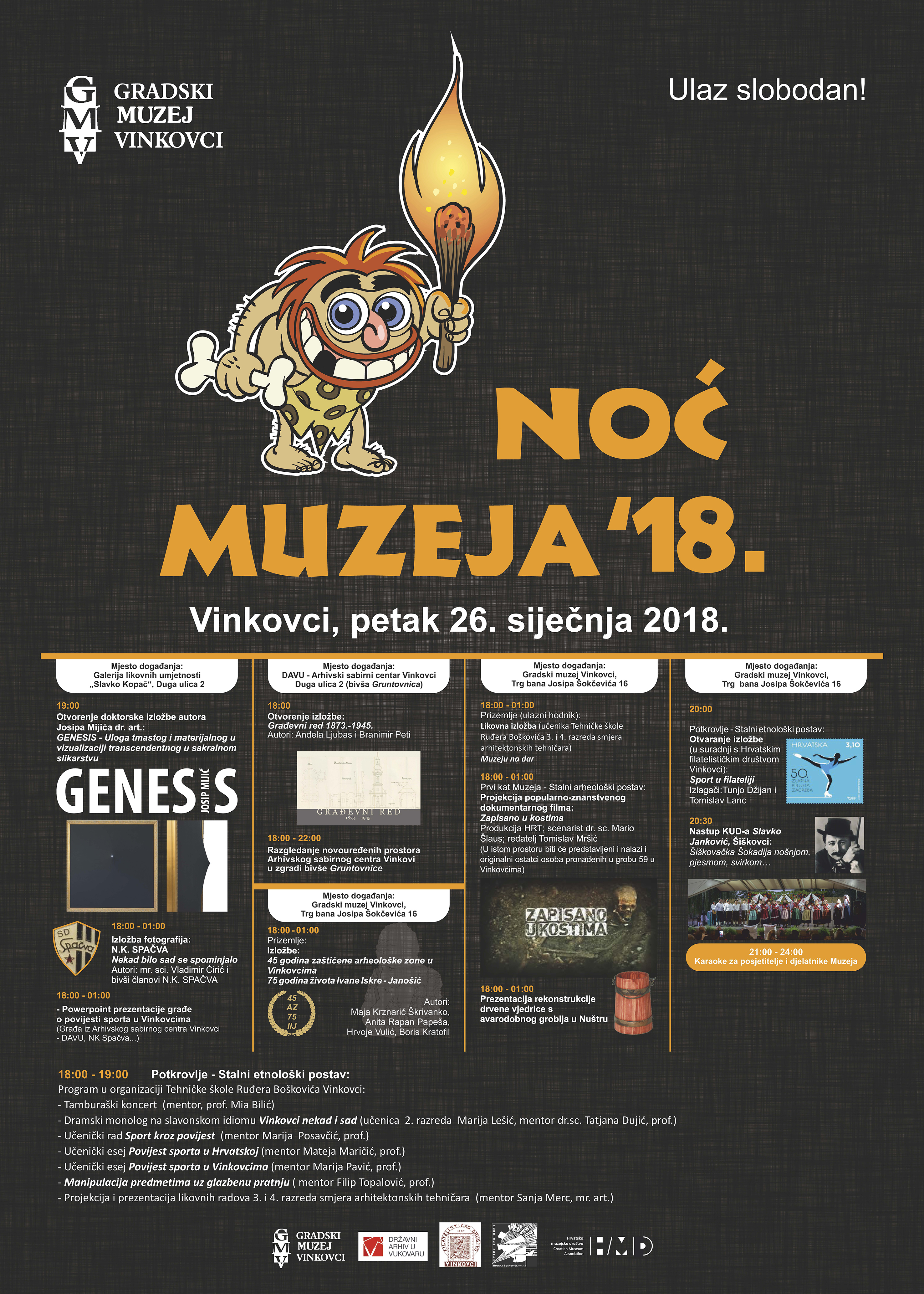 Muzej Noc muzeja- plakat2018